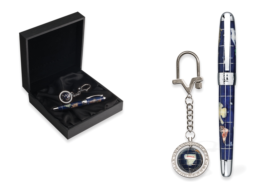 Roller Pen-Keychain Set